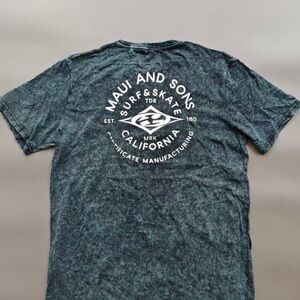 Maui and Sons Charcoal Surf & Skate Tee
